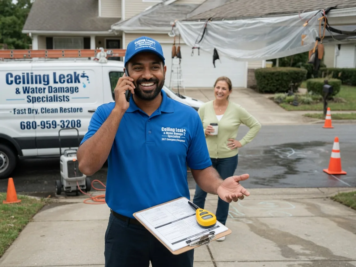 Ceiling Leak Cleanup Surry, VA FAQs